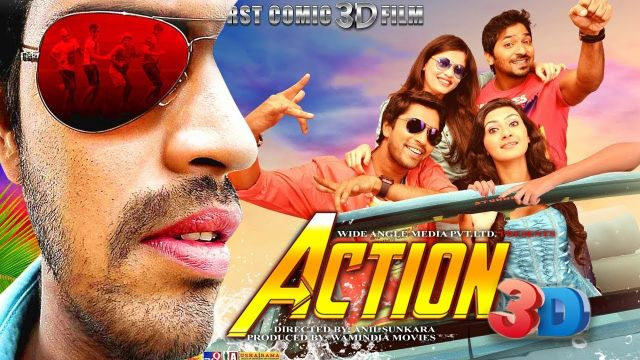 Action 3D Hindi Dubbed Movie | South Indian Dubbed Movies