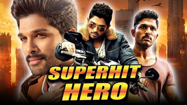 Hindi Dubbed Full Movie | Superhit Hero (2019) Telugu  | Allu Arjun, Gowri Munjal, Prakash Raj